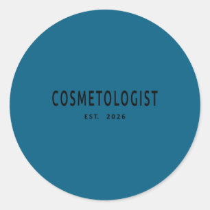 Adesivo Cosmetologista Est 2026 Escola de Beleza