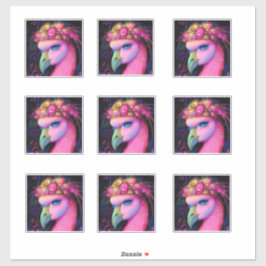 Adesivo Cosmic Flamingo Queen