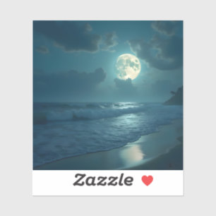 Adesivo Costa da Meia-Noite - Vinil Quadrado