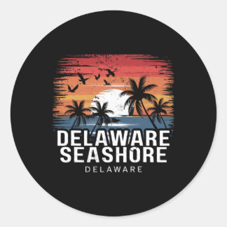 Adesivo Costa de Delaware Surfando no Delaware Surfista 