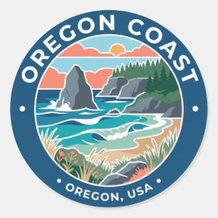 Adesivo Costa do Oregon