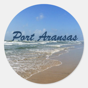 Adesivo Costa do Texas Port ArKansas Beach