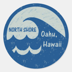 Adesivo Costa norte, Oahu, Havaí