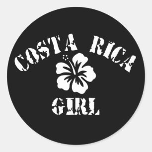 Adesivo Costa Rica Pink Girl