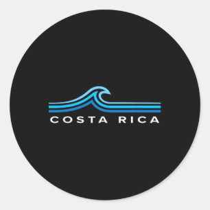 Adesivo Costa Rica Waves Vintage Mens Meninas Meninas