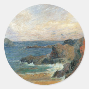 Adesivo Costa Rochosa de Paul Gauguin, Impressionismo Vint