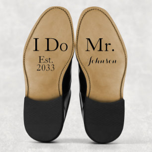 Adesivo Costume Moderno Sr. I Do Groom Calçado Decal