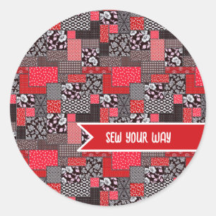 Adesivo Costura Personalizada Patchwork Costure ao Seu Gos