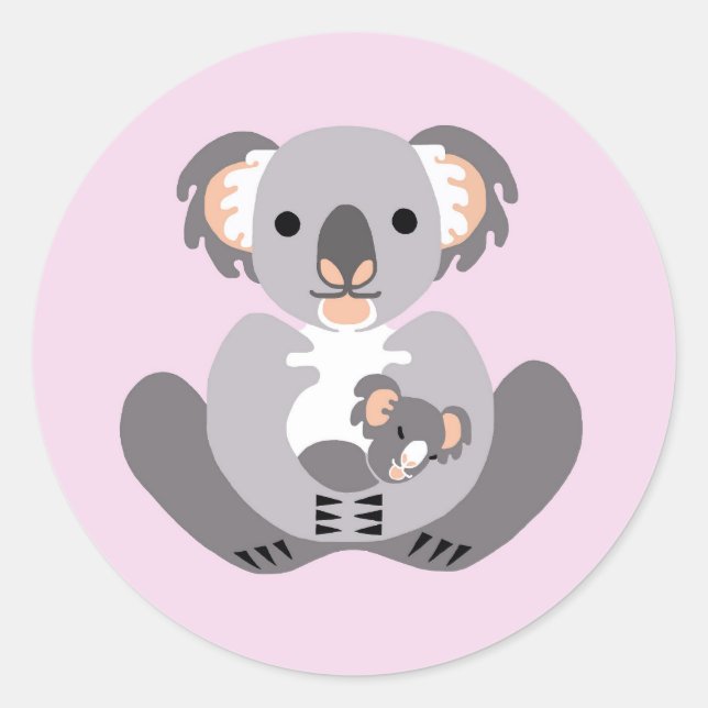 Adesivo Cóta KOALA - Vida selvagem australiana - Marsupial (Frente)