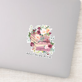 Adesivo Cotação de Leitura de Folha de Água e Rosa