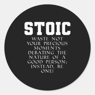 Adesivo Cotação Marcus Aurelius Stoic Prem