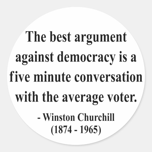 Adesivo Cotação Winston Churchill 10a (Frente)