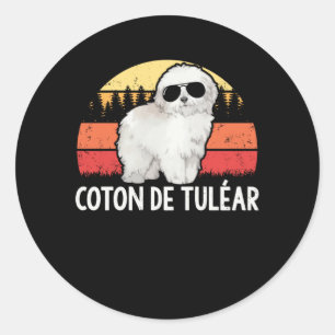 Adesivo Coton de Tulear Proprietário do cão Coton de T