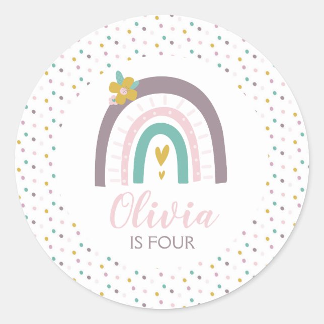 Adesivo Cotovelos e flores festas de aniversário (Frente)