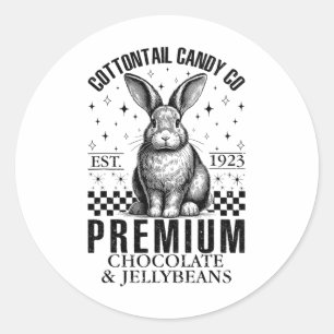 Adesivo Cottontail Candy Company Chocolate Cute Bunny East