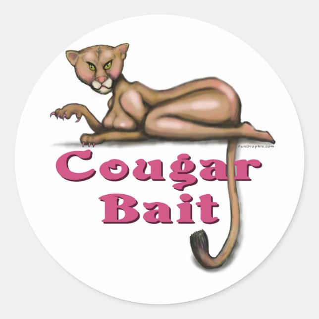 Adesivo Cougar Bait (Frente)