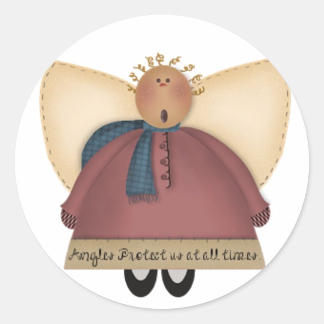 Adesivo Country Angel Stickers (Frente)