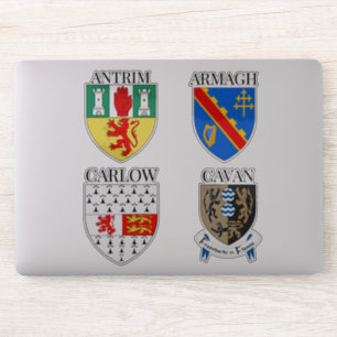 Adesivo County Crestes of Ireland Sticker Series 1-4