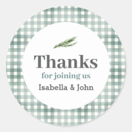 Adesivo Couples Summer Barbecue Baby Shower 