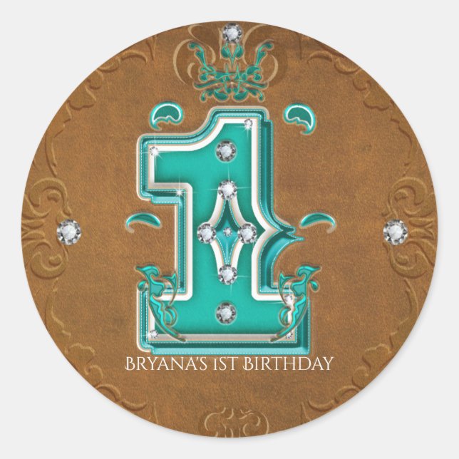 Adesivo Couro Castanho-Castanho-Castanho Número 1 1 1rua (Frente)