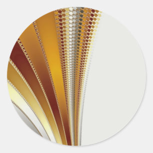 Adesivo Couro - Vinheta Fractal