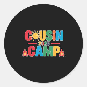 Adesivo Cousin Camp 2025 Summer Cousin Summer Family Reuni