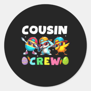 Adesivo Cousin Crew Easter Família Cony Coelhando Meninas