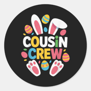 Adesivo Cousin Crew Família Coelhinha Correspondente Menin