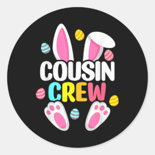 Adesivo Cousin Crew Família Cony Coelhando Garota Páscoa