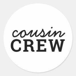 Adesivo Cousin Crew | Família legal de Correspondência