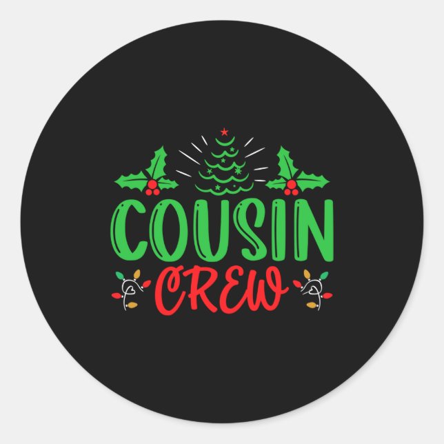 Adesivo Cousin Crew T Shirt_1  (Frente)