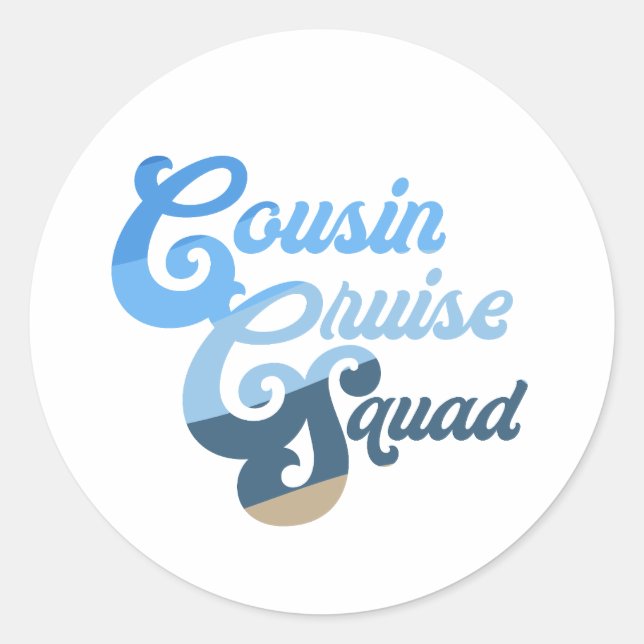 Adesivo Cousin Cruise Squad (Frente)