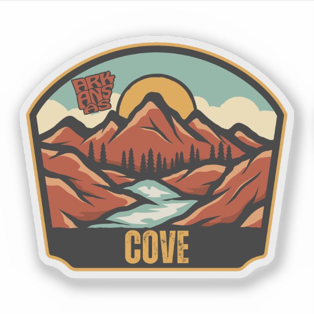 Adesivo Cove, Arkansas  (Frente)