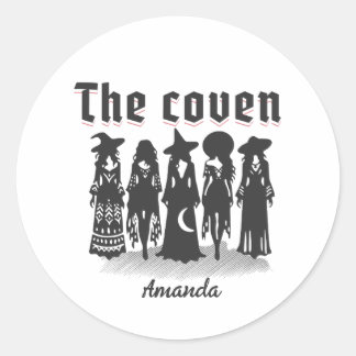 Adesivo coven bachelorette party witchy
