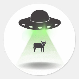 Adesivo Cow Abduction
