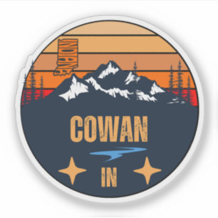 Adesivo Cowan, Indiana