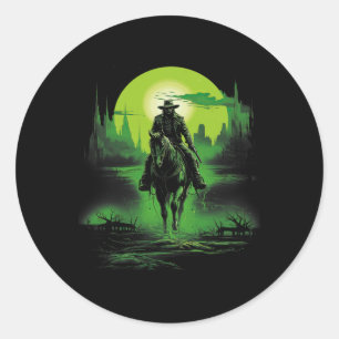 Adesivo Cowboy Horseck Dirigindo Saloon Gunwar Sheriff 1