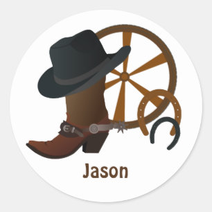 Adesivo Cowboy Personalizado