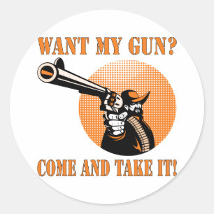 Adesivo Cowboy Quer Que Minha Arma Venha E Leve