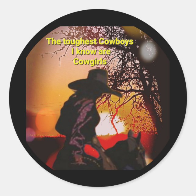 Adesivo Cowgirl (Frente)