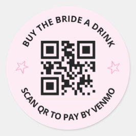 Adesivo Cowgirl Bachelorette QR/Venmo Sticker