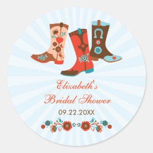 Adesivo Cowgirl Boots Favor Sticker