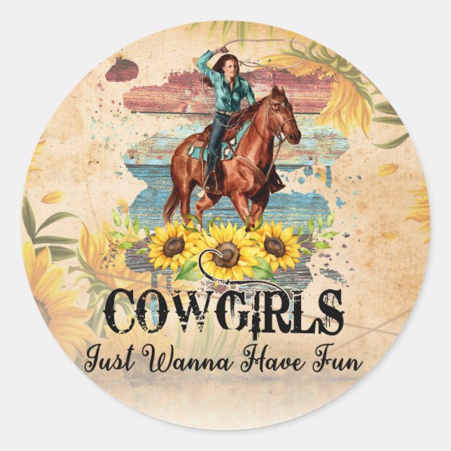Adesivo Cowgirl Country Oeste (Frente)