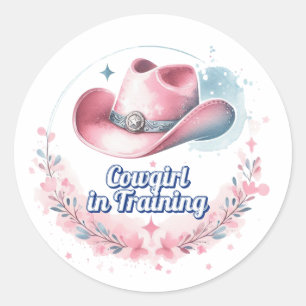 Adesivo Cowgirl no Treinamento