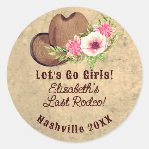 Adesivo Cowgirl Solteira Vamos Meninas Último Rodeio