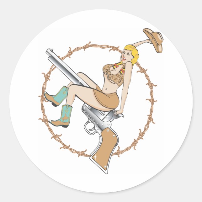 Adesivo Cowgirl Sticker (Frente)