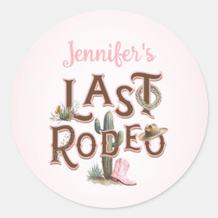Adesivo Cowgirl Último Rodeio Despedida de Solteira