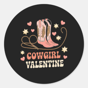 Adesivo Cowgirl Valentine Botas Rosa Y2k Garotas Country V