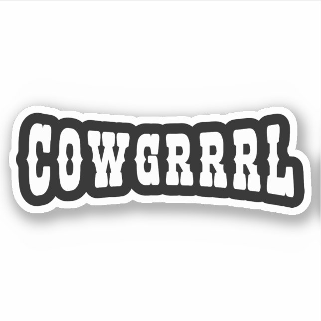 ADESIVO COWGRRRL (Frente)