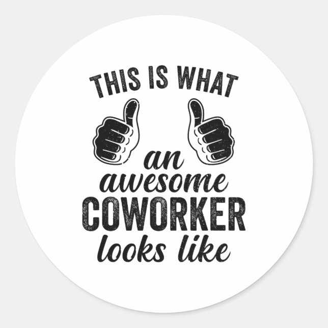 Adesivo Coworker Birthday Employee Farewell Goodbye Going  (Frente)